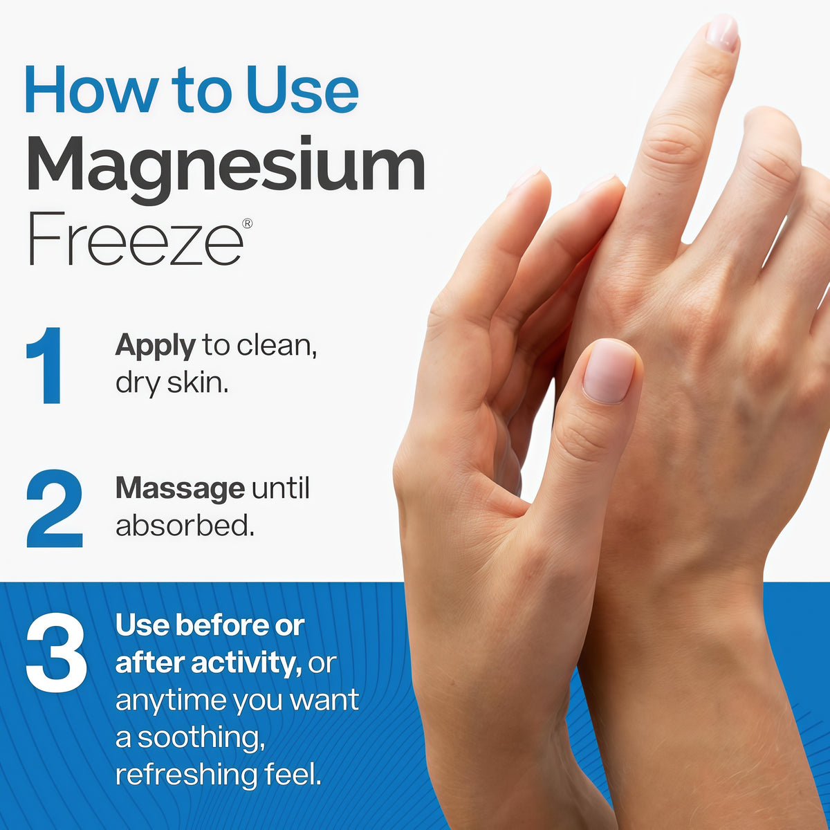 Peak Health Research Magnesium Freeze Topical Magnesium Cream, 4 oz Magnesium chloride & niacinamide, vitamin B6, cooling-to-warming sensation, 20+ botanicals, fast-absorbing, non-greasy